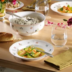 30 cl - Villeroy & Boch Petite Fleur Piatto Fondo In Porcellana Premium - Set 6 Pz