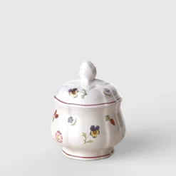 36 cl - Villeroy & Boch Petite Fleur Zuccheriera In Porcellana Premium