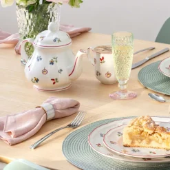 90 cl - Villeroy & Boch Petite Fleur Teiera In Porcellana Premium