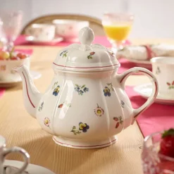 90 cl - Villeroy & Boch Petite Fleur Teiera In Porcellana Premium
