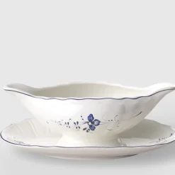 20 cl - Villeroy & Boch Vieux Luxembourg Salsiera In Porcellana Premium