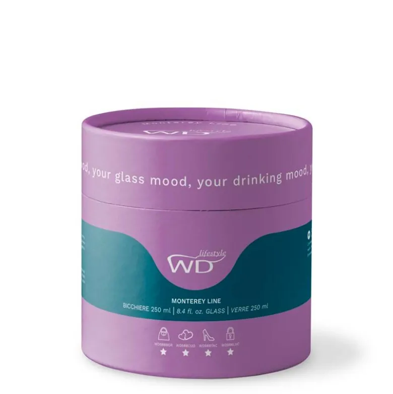 25 cl - WD Lifestyle Monterey Bicchiere Acqua in Vetro Borosilicato