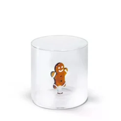 25 cl - WD Lifestyle Monterey Natale Bicchiere Acqua in Vetro Borosilicato - Set 4 Pz