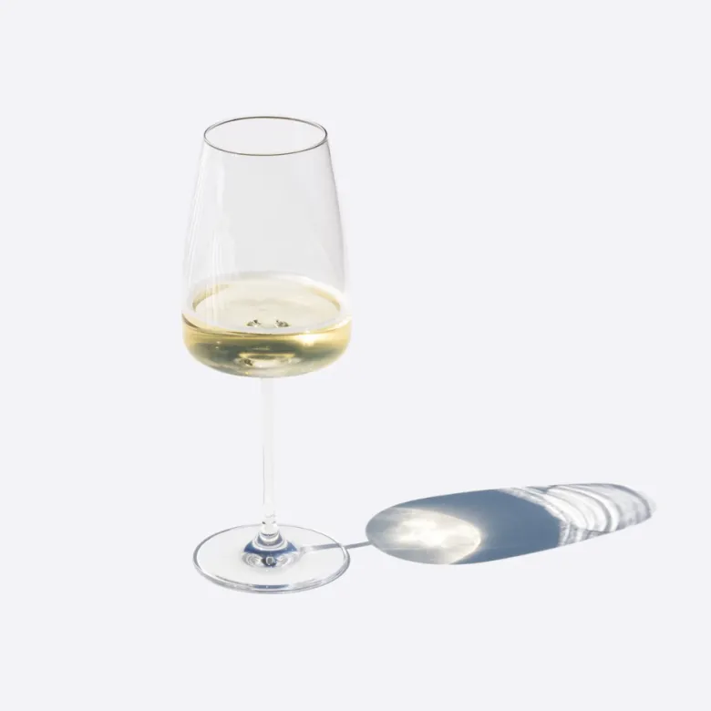 51 cl - Zafferano Altopiano Calice Vino Bianco in Vetro - Set 6 Pezzi
