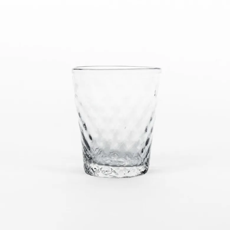 35 cl - Zafferano Balloton Bicchiere Acqua in Vetro Soffiato - Set 6 Pezzi