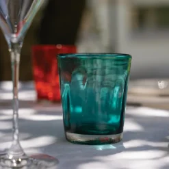 32 cl - Zafferano Bei Bicchiere Acqua in Vetro Soffiato - Set 6 Pezzi