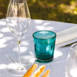 32 cl - Zafferano Bei Bicchiere Acqua in Vetro Soffiato - Set 6 Pezzi