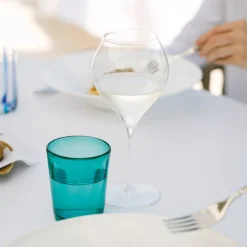 32 cl - Zafferano Bei Bicchiere Acqua in Vetro Soffiato - Set 6 Pezzi