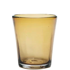 32 cl - Zafferano Bei Bicchiere Acqua in Vetro Soffiato - Set 6 Pezzi
