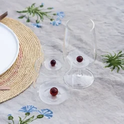 44 cl - Zafferano Bilia Bicchiere Acqua Fatto a Mano in Vetro Borosilicato - Set 12 Pz