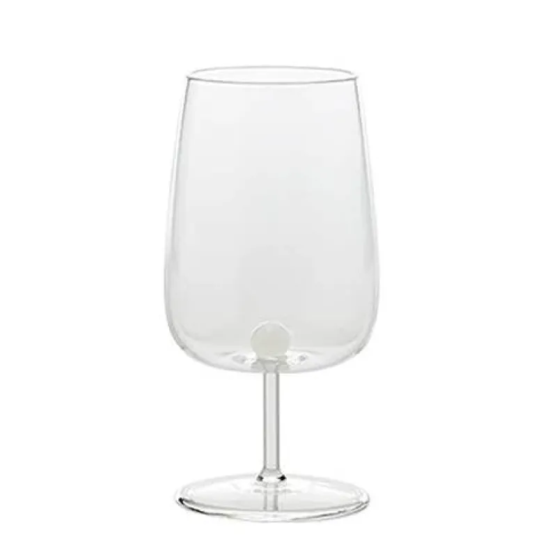 38 cl - Zafferano Bilia Calice Vino Multiuso Bilia Colorata in Vetro Borosilicato - Set 6 Pezzi