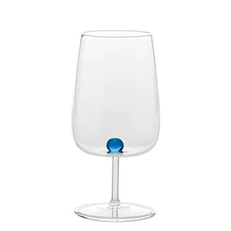 38 cl - Zafferano Bilia Calice Vino Multiuso Bilia Colorata in Vetro Borosilicato - Set 6 Pezzi