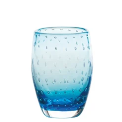 35 cl - Zafferano Bolicante Bicchiere Acqua Bolle in Vetro Soffiato - Set 6 Pezzi