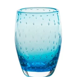 35 cl - Zafferano Bolicante Bicchiere Acqua Bolle in Vetro Soffiato - Set 6 Pezzi