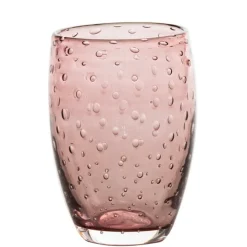 35 cl - Zafferano Bolicante Bicchiere Acqua Bolle in Vetro Soffiato - Set 6 Pezzi