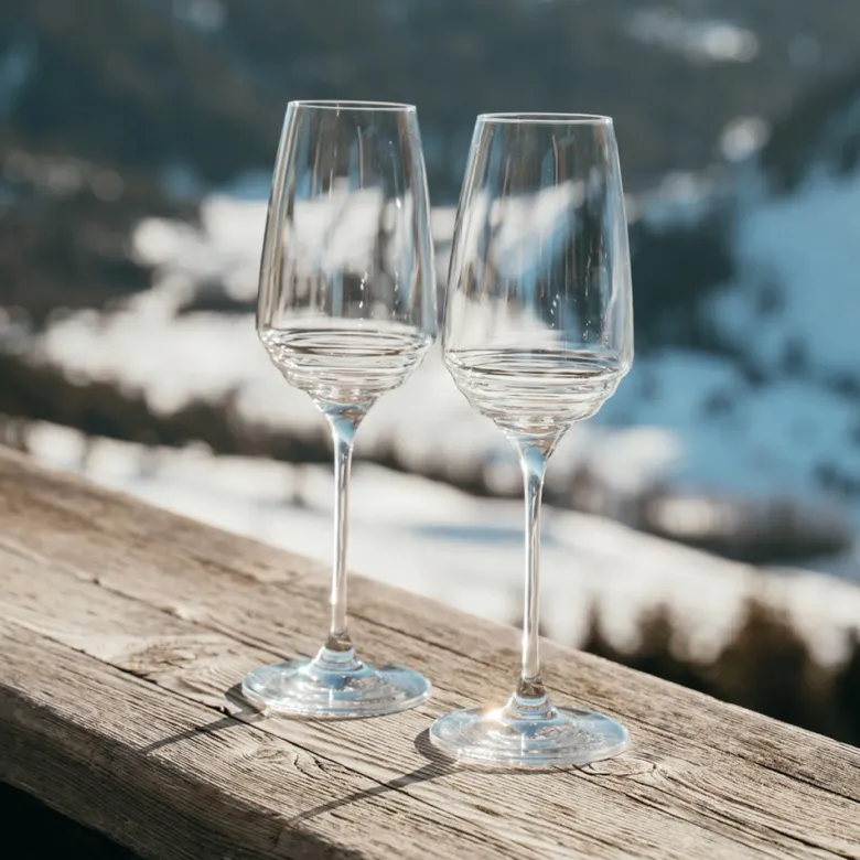 38 cl - Zafferano Esperienze Calice Flute In Vetro - Set 2 Pz