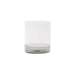 44 cl - Zafferano Filo Bianco Bicchiere Acqua Tumbler In Vetro Borosilicato Set 4 Pz