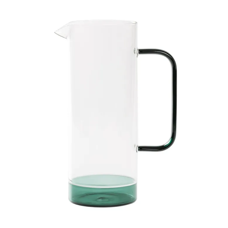 120 cl - Zafferano Filo Bianco Caraffa In Vetro Borosilicato