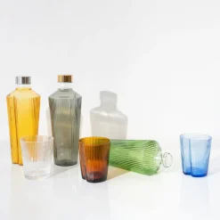 33.5 cl - Zafferano Handy Bicchiere Acqua In Vetro Set 6 Pz
