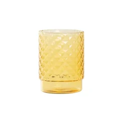 45 cl - Zafferano Isolano Bicchiere Acqua Impilabile In Vetro Borosilicato Set 4 Pz