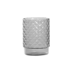 45 cl - Zafferano Isolano Bicchiere Acqua Impilabile In Vetro Borosilicato Set 4 Pz