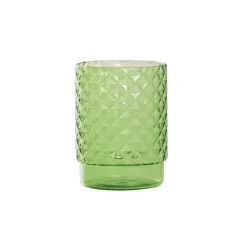 45 cl - Zafferano Isolano Bicchiere Acqua Impilabile In Vetro Borosilicato Set 4 Pz
