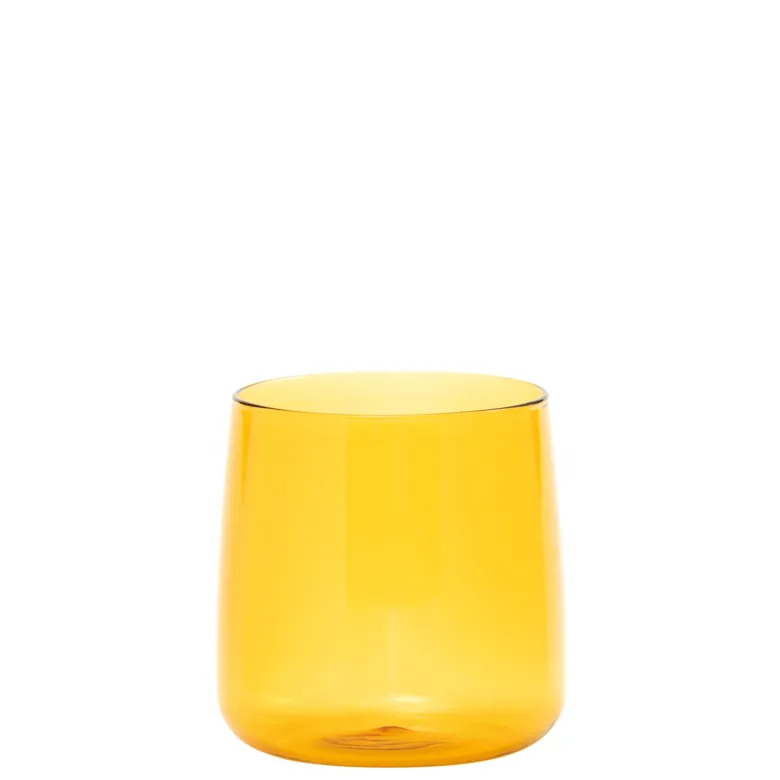 44 cl - Zafferano No Bilia Bicchiere Acqua Fatto a Mano In Vetro Set 6 Pz