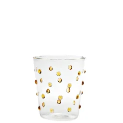 45 cl - Zafferano Party Bicchiere Bibita Pallini Colorati in Vetro Borosilicato - Set 6 Pezzi