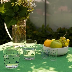 45 cl - Zafferano Party Bicchiere Bibita Pallini Colorati in Vetro Borosilicato - Set 6 Pezzi