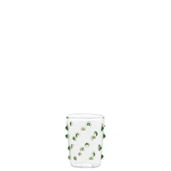 9.5 cl - Zafferano Party Junior Bicchiere Liquore Caffè Fatto a Mano In Vetro Borosilicato Set 6 Pz