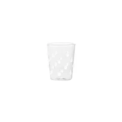 9.5 cl - Zafferano Party Junior Bicchiere Liquore Caffè Fatto a Mano In Vetro Borosilicato Set 6 Pz