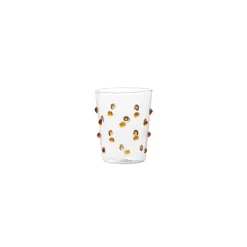 9.5 cl - Zafferano Party Junior Bicchiere Liquore Caffè Fatto a Mano In Vetro Borosilicato Set 6 Pz