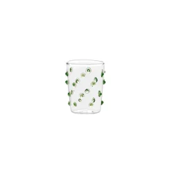 9.5 cl - Zafferano Party Junior Bicchiere Liquore Caffè Fatto a Mano In Vetro Borosilicato Set 6 Pz