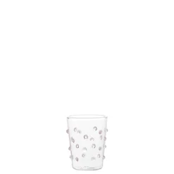 9.5 cl - Zafferano Party Junior Bicchiere Liquore Caffè Fatto a Mano In Vetro Borosilicato Set 6 Pz