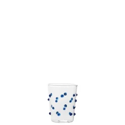 9.5 cl - Zafferano Party Junior Bicchiere Liquore Caffè Fatto a Mano In Vetro Borosilicato Set 6 Pz