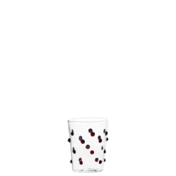 9.5 cl - Zafferano Party Junior Bicchiere Liquore Caffè Fatto a Mano In Vetro Borosilicato Set 6 Pz