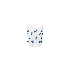 9.5 cl - Zafferano Party Junior Bicchiere Liquore Caffè Fatto a Mano In Vetro Borosilicato Set 6 Pz