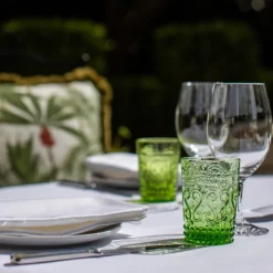 27 cl - Zafferano Provenzale Bicchiere Acqua in Vetro - Set 6 Pezzi