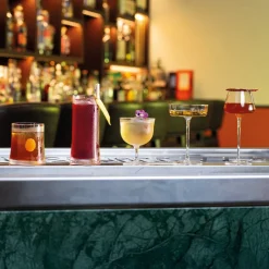 28 cl - Zafferano Sam Bicchiere Cocktail Old Fashioned In Vetro Set 4 Pz
