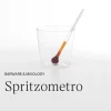 38.5 cl - Zafferano Spritzometro Bicchiere Cocktail Fatto a Mano In Vetro Borosilicato Set 2 Bicchieri e Misurino