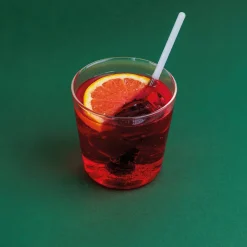 38.5 cl - Zafferano Spritzometro Bicchiere Cocktail Fatto a Mano In Vetro Borosilicato Set 2 Bicchieri e Misurino