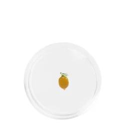 32.5 cl - Zafferano Teca Frutta Coppa Fatta a Mano In Vetro Borosilicato