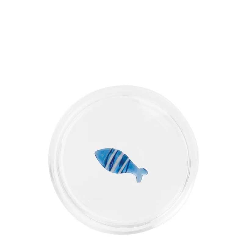 32.5 cl - Zafferano Teca Mare Coppa Fatta a Mano In Vetro Borosilicato