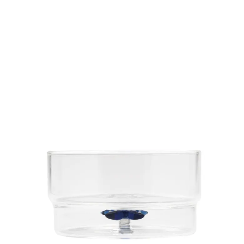 32.5 cl - Zafferano Teca Mare Coppa Fatta a Mano In Vetro Borosilicato