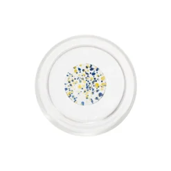 35 cl - Zafferano Teca Terrazzo Bicchiere Acqua Fatto a Mano In Vetro Borosilicato Set 6 Pz