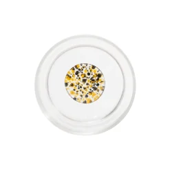 35 cl - Zafferano Teca Terrazzo Bicchiere Acqua Fatto a Mano In Vetro Borosilicato Set 6 Pz