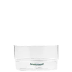 32.5 cl - Zafferano Teca Terrazzo Coppa Fatta a Mano In Vetro Borosilicato