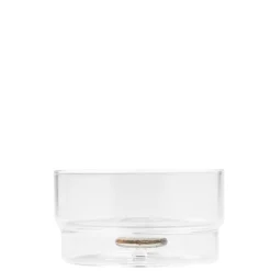 32.5 cl - Zafferano Teca Terrazzo Coppa Fatta a Mano In Vetro Borosilicato