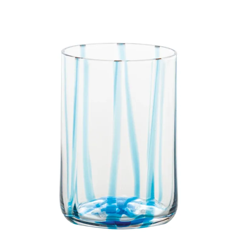 35 cl - Zafferano Tirache Bicchiere Acqua in Vetro Borosilicato - Set 6 Pezzi