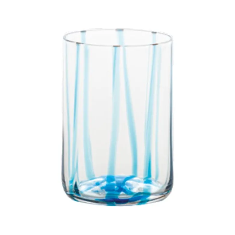 35 cl - Zafferano Tirache Bicchiere Acqua in Vetro Borosilicato - Set 6 Pezzi
